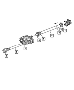 5103372AA - Propeller Shafts and U-Joints: Drive Shaft Flange for Mopar Image