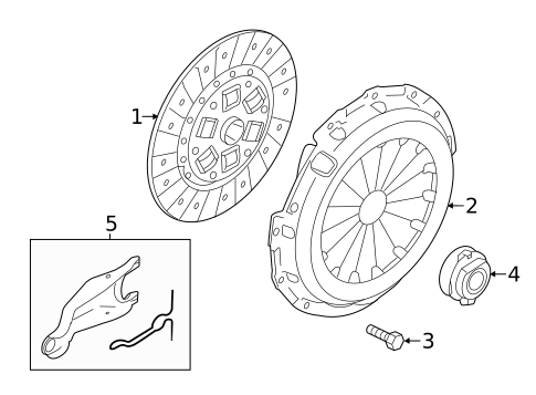 Transaxle Parts for 2014 Mazda CX-5 #1