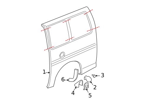 Side Panel & Components for 2013 Chevrolet Express 2500 #2