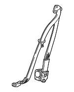 22673478 - Electrical: Seat Belt Assembly for Saturn: L100, L200, L300, LS, LS1, LS2, LW1, LW2, LW200, LW300 Image