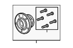 13526966 - Driveline &amp; Axles: Wheel Bearing And Hub Assembly for GM Image