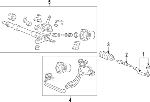 Steering Gear & Linkage for 2008 Honda Fit #1