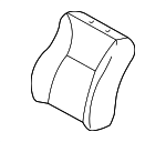 7107302D50B0 - Body: Seat Back Cover for Toyota: Corolla Image