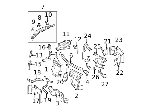 Cowl for 2015 Mercedes-Benz GLK250 #2