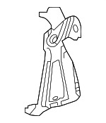 7130542010 - Body: Lower Hinge for Lexus: NX250, NX350, NX350h, NX450h+ Image