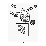 T4N7527 - : Disc Brake Caliper for Jaguar: F-Pace, XE, XF Image