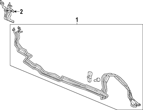 Rear AC Lines for 2024 Chevrolet Traverse #0