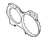8K0121207A - Cooling System: Fan Shroud for Audi: A4, A4 Quattro, A5, A5 Quattro, A6, A6 Quattro, allroad, Q3, Q3 Quattro, Q5 Image