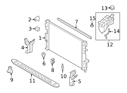 Radiator & Components for 2014 Volvo XC60 #0