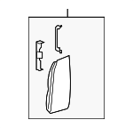 910750000064 - Body: Fuel Door for Mercedes-Benz Image