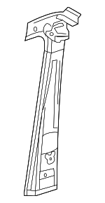 9106309500 - Body: Inner Lock Pillar for Mercedes-Benz Image