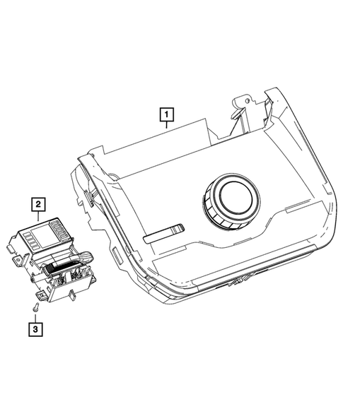 Gearshift Controls and Related Parts for 2022 Jeep Grand Wagoneer #1