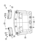 5NJ75BD1AA - Interior Trim: Headliner for Mopar Image