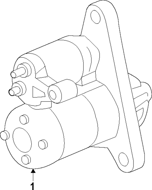 Starter for 2024 INFINITI QX50 #1