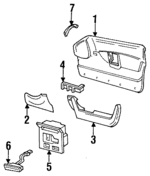 10240804 - Body: Trim Panel Assembly for GM Image