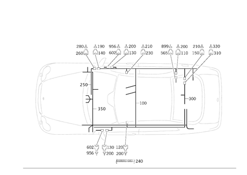 Cable Harness for Radio, Loudspeaker and CD-Player for 2008 Mercedes-Benz CLK63 AMG #0