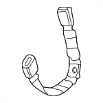 72118242330 - Electrical: Lap Belt for BMW: 323Ci, 323i, 325Ci, 325i, 325xi, 328Ci, 328i, 330Ci, 330i, 330xi, M3 Image