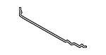 66832EZ40A - Body: Weatherstrip for Nissan Image