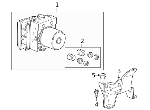 ABS Components for 2012 Acura ZDX #0