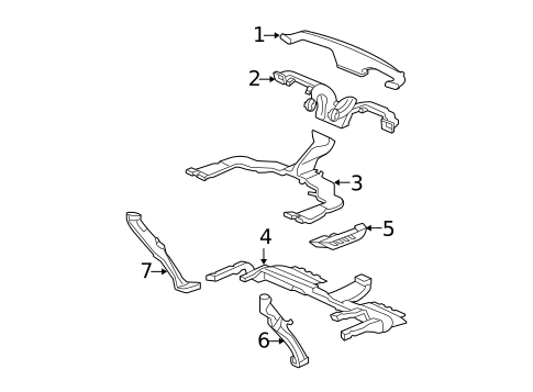 Ducts for 2011 Honda Pilot #0