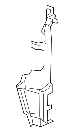 5GM121284A - Body: Side Air Baffle for Volkswagen: Golf Alltrack, GTI Image