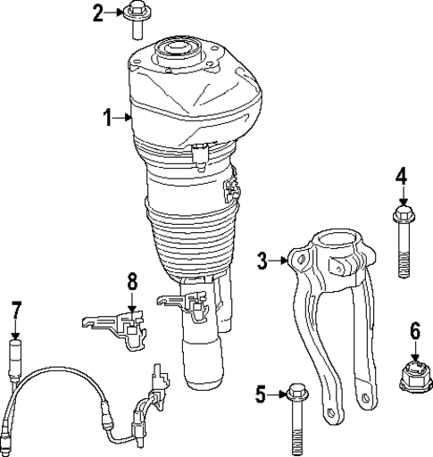 Struts & Components for 2023 BMW i7 #1