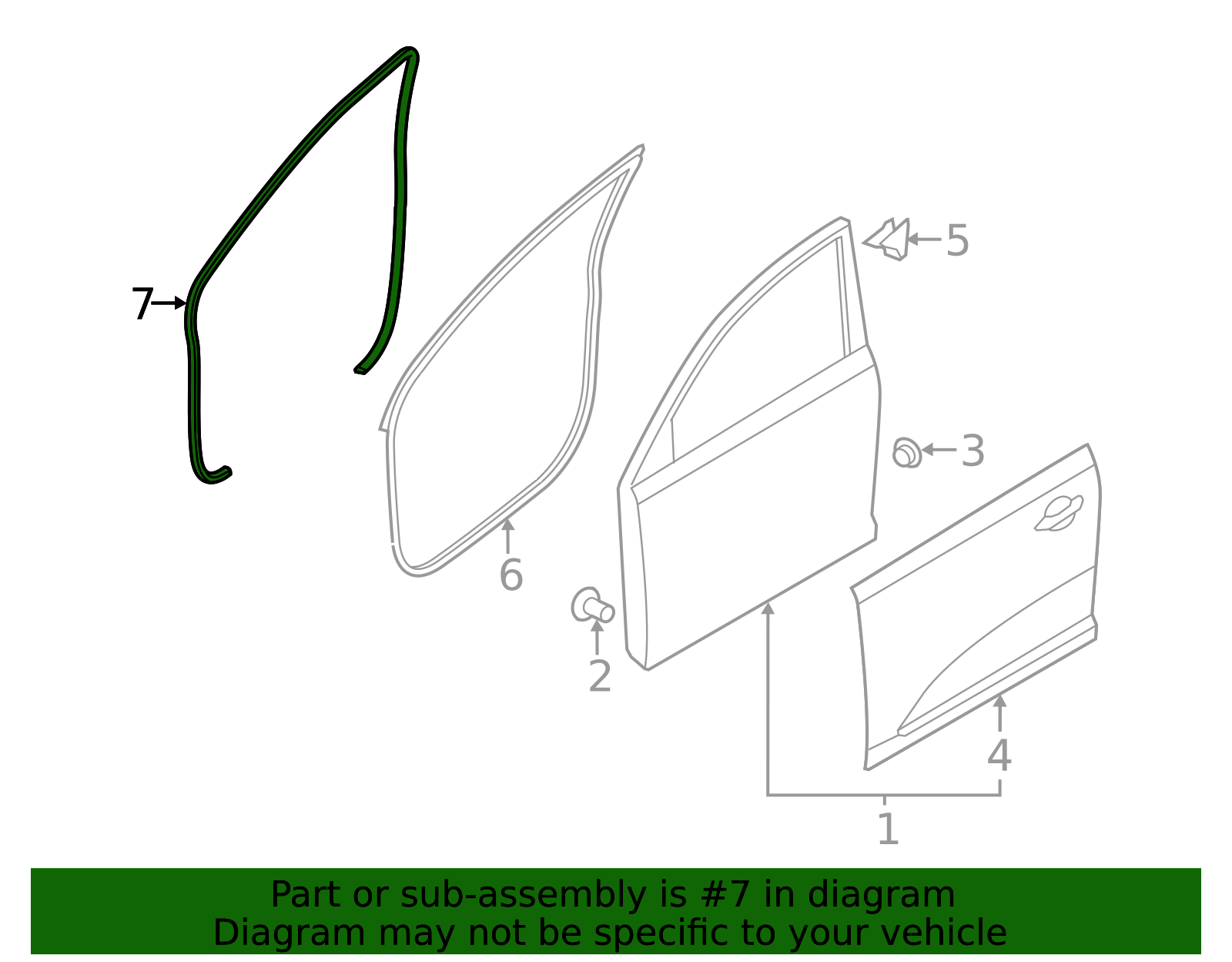 Plafone Targa Posteriore Per Kia Sportage 2011-2016 – Ricambio Originale 92501-3W000 - 4