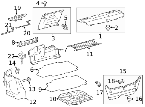 Interior Trim - Rear Body for 2013 Toyota Camry #0