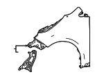 5380202260 - Body: Fender for Toyota: Corolla Image