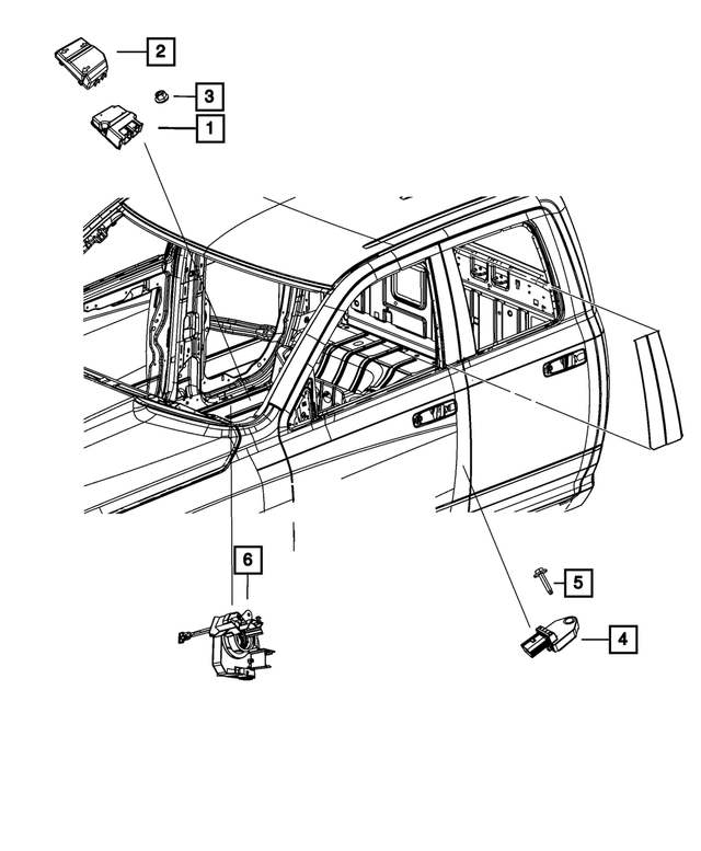 68340799AA - : Connector Cover for Mopar Image