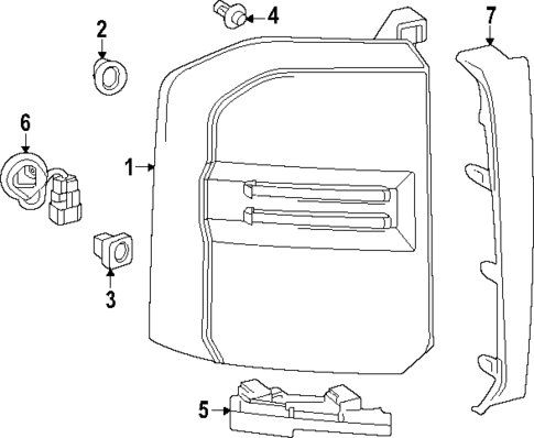 Combination Lamps for 2025 Toyota Land Cruiser #0