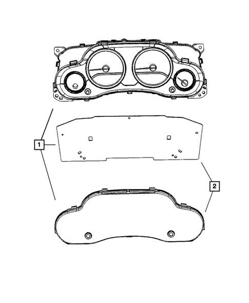 Instrument Panel Cluster for 2017 Jeep Wrangler #0