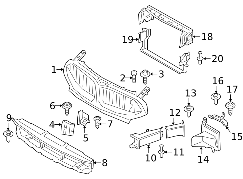 Radiator Support for 2022 BMW 840i Gran Coupe #0