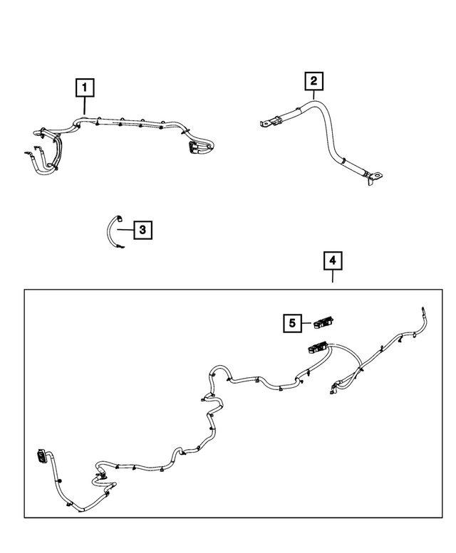 68467877AA - : Battery Negative Wiring for Mopar Image