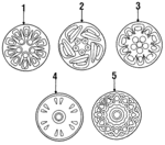 4684258 - : Wheel for Chrysler: Grand Voyager, Town &amp; Country, Voyager | Dodge: Caravan, Grand Caravan Image