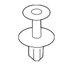 7147401727 - Body: Rear Body Trim Clip for BMW Image