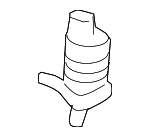 PAB955651 - Body: Washer Pump for Porsche: 718 Boxster, 718 Cayman, 718 Spyder, 911, Boxster, Cayman, Panamera, Taycan Image