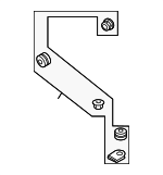 99762892800 - Body: Wiper Linkage Mount Kit for Porsche: 911, Boxster, Cayman Image