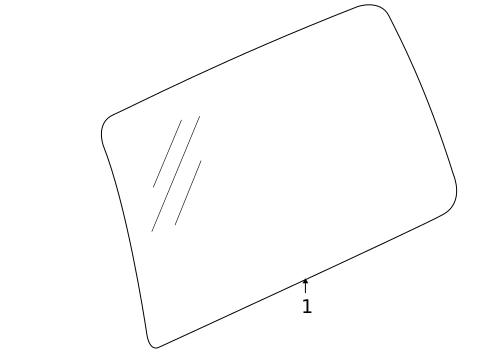 Glass - Side Door for 2006 Buick Terraza #0