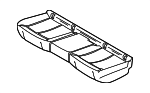 4KE885375D - Body: Seat Cushion Pad for Audi Image