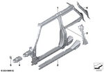 41007407714 - Bodywork: C-Pillar Reinforcement, Right for Mini Image