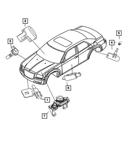 Sensors for 2009 Dodge Charger #0