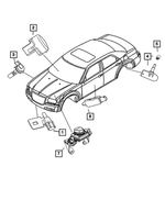56029400AA - Electrical: Tire Pressure Sensor for Chrysler: 300 | Dodge: Charger Image