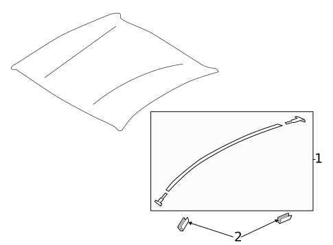 Exterior Trim - Roof for 2016 Scion FR-S #0