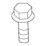LR154535 - Electrical: Headlamp Assembly Bolt for Land-Rover Image