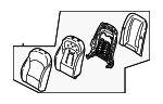 88300M7620B5D - Body: Seat Back Assembly for Kia Image