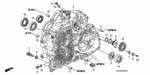 21101RG0A00 - Transmission - Automatic: PLATE, BEARING SETTING for Honda Image