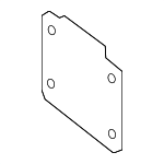 2033150280 - Body: Bumper Impact Bar Gasket for Mercedes-Benz Image