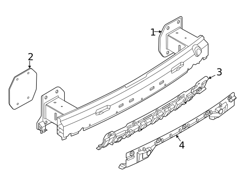 Bumper & Components - Rear for 2024 BMW X6 #1