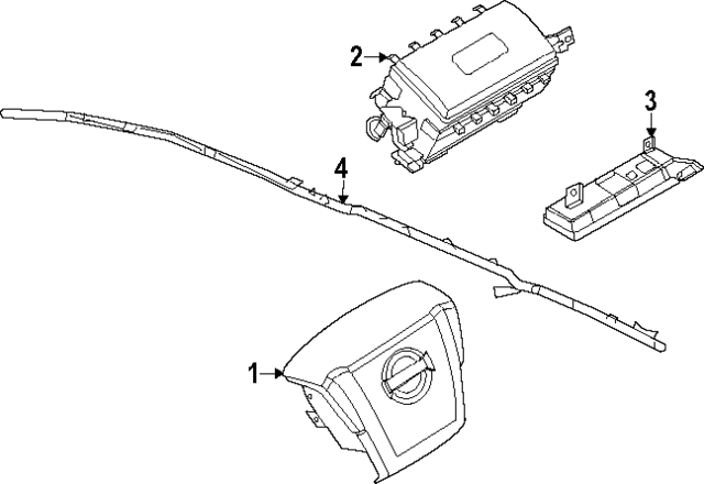 985109BY9A - : Driver Air Bag for Nissan Image
